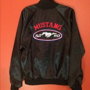 Vintage jacket Auburn 5.0 mustang logo